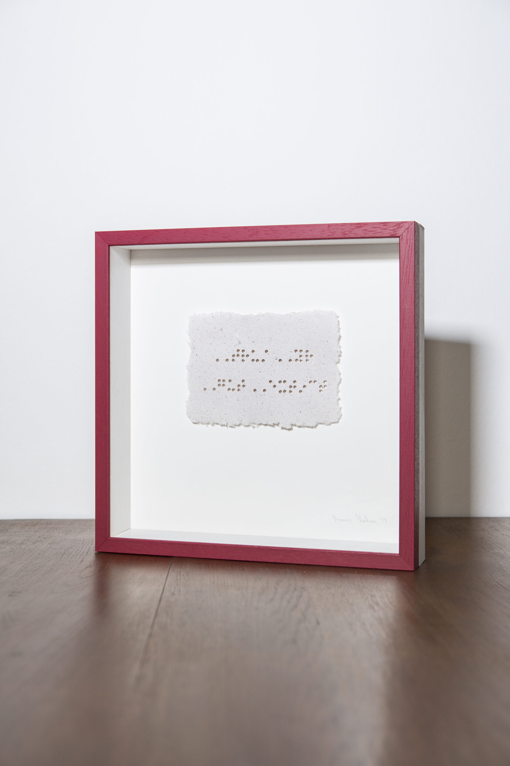 Ksenia Yurkova, contemporary sculpture, braille, stencil, lottery